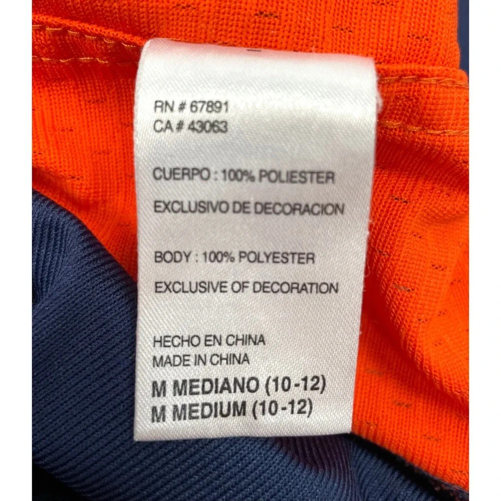 Nike NFL Broncos‎ Youth Medium 10/12 Peyton Manning Orange Blue Jersey Shirt #18